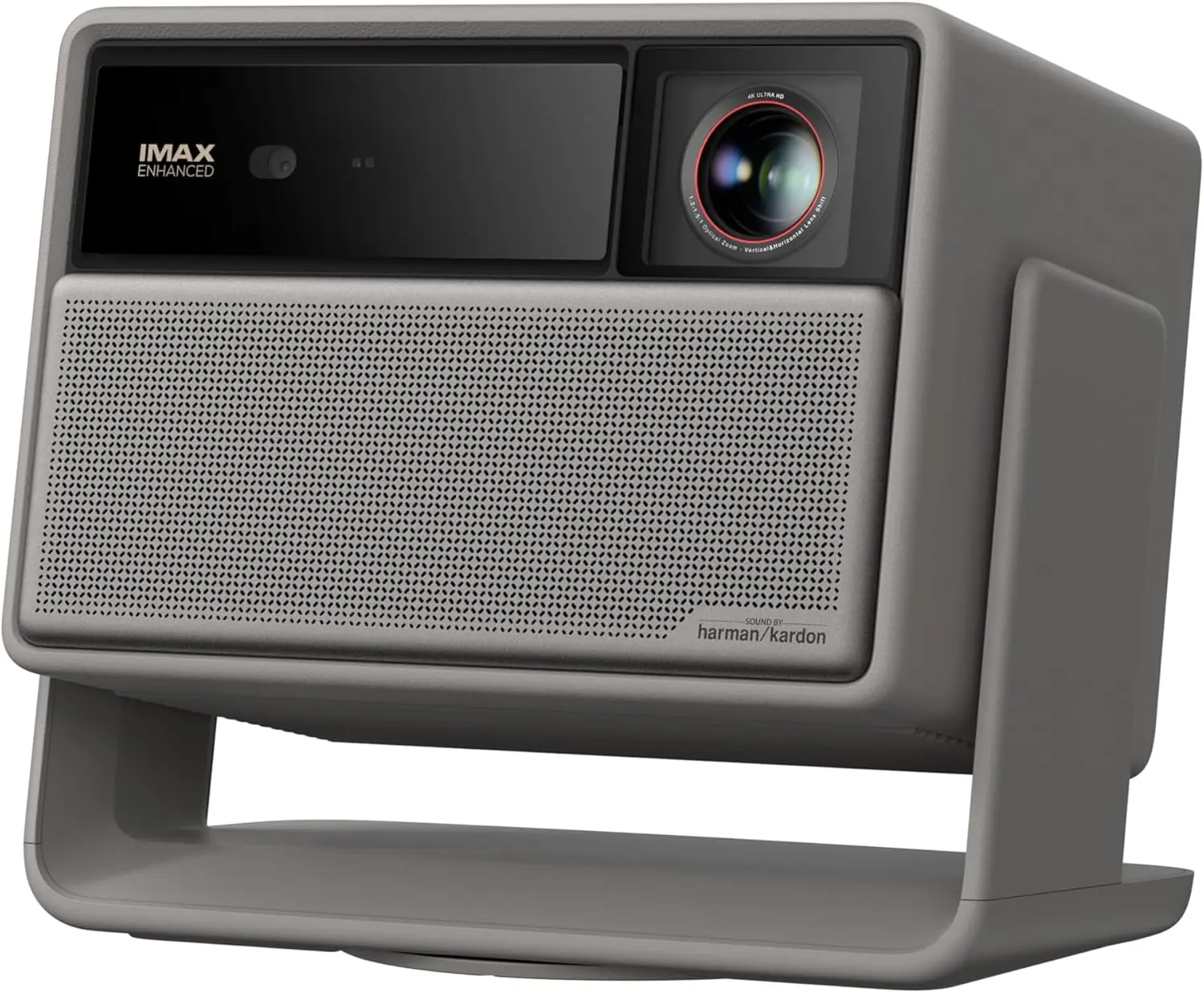 HNTYFN 20 Max 4K Projector Triple Laser Home Theater 5700 ISO Lumens | Google TV with Licensed Netflix, Optical Zoom Lens Shift, IMAX Enhanced, Dolby Vision, 20000:1 Contrast, 1ms Input Lag