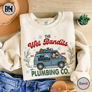 Home Alone Christmas Sweatshirt, The Wet Bandits Shirt, Cute Christmas Shirt, Christmas Movie Shirt, Home Alone Shirt