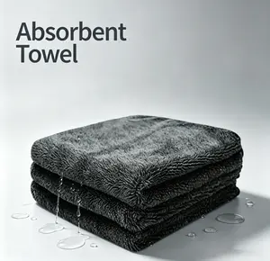 Largest Size 24x36in Size TWISTED-LOOP DRYING TOWEL quick dry , Ultra-Absorbent Drying Towel For Car&Truck, 1300GSM Premium Microfiber, washable pad rag company car drying towel drying towels car detailing drying towel car towel