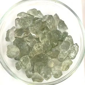 Prasiolite Green Amethyst Rough R004 Mineral Brazil Prasiolite (Green Amethyst) Rough #R004