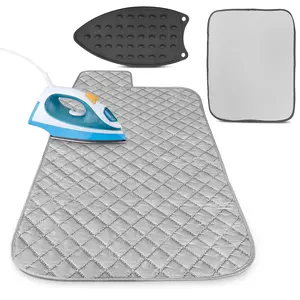 Ironing Mat for Table Top - Ironing Pad for Table Iron Mat for Ironing Iron Pad for Table Top Ironing Board Cover and Pad Portable Ironing Mat - Pressing Mat Ironing Board Pad Thick Ironing Blanket
