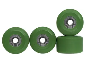 Apex New Street Wheels - 65D All Terrain Polymer - ABEC-9 Bearings - "Avocado"