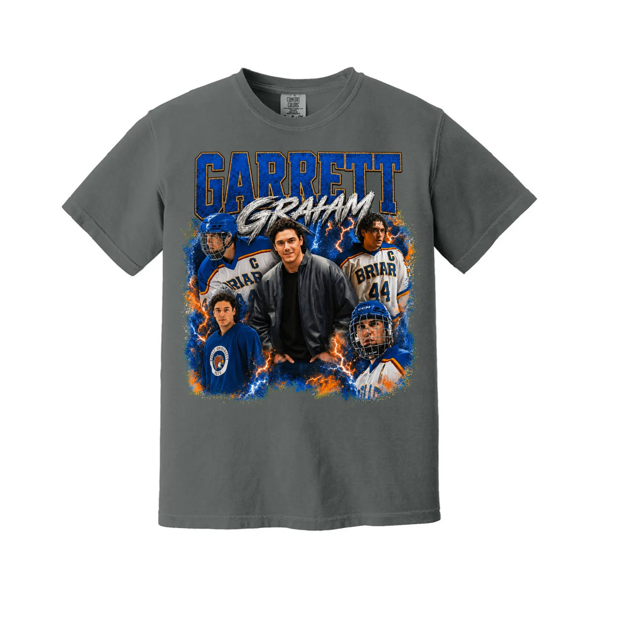 Garrett Graham Vintage Comfort Colors Shirt, Hockey Player Graphic Tee, Retro Athlete Collage T-Shirt, Sports Fan Gift For Men Women