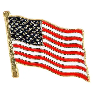 10-Pack of American Flag Pins – Made in the USA 🇺🇸 – Patriotic Lapel Pins for Events, Gifts & More