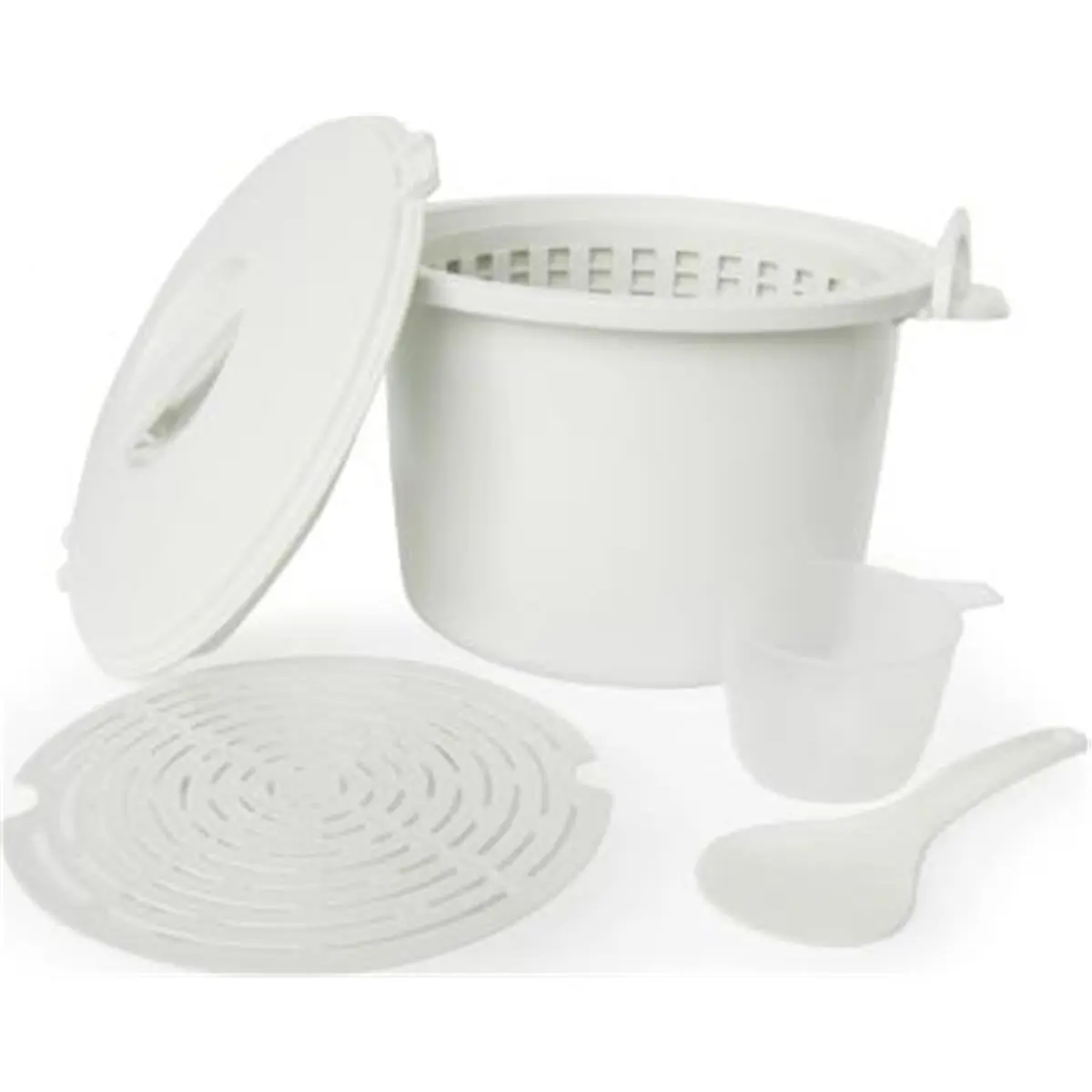 212 MAIN Easy Steamer Cookware (Mbr BC14840) - Steam Pot for Vegetables, Rice, Kitchenware with Plastic Lid, Dishwasher-Safe, Even Heating