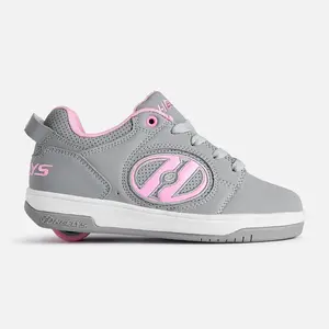Heelys Skate Shoes with Wheels | Voyager in grey and pink, Sneaker, Trainer, Footwear, Sneakers Shoes