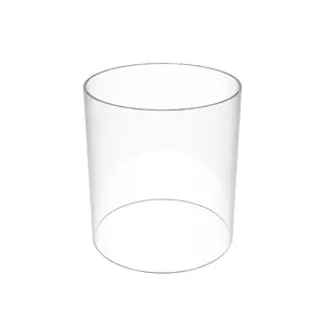 FixtureDisplays® 7.1" Outside Diameter Tube 7.8" Tall Wall Thickness 1/8" Plexiglass Large Tube 15200-NF