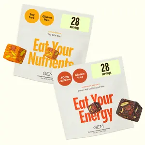 Multivitamin + Metabolism/Energy Bites - Supports Metabolism, Gut, Energy, Skin, Brain, and Bone - Vitamins & Minerals, Amino Acids, Probiotics, & Prebiotics - Month Supply Healthcare Dietary