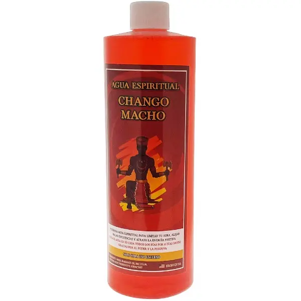 Chango Macho - Agua Espirtual 16oz Bottle Healing Energy Cleansing Water Household Handheld