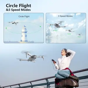 F10 Foldable Drone for Adults — Wi-Fi FPV, 1080P HD Live Video Streaming, Remote-Controlled Quadcopter