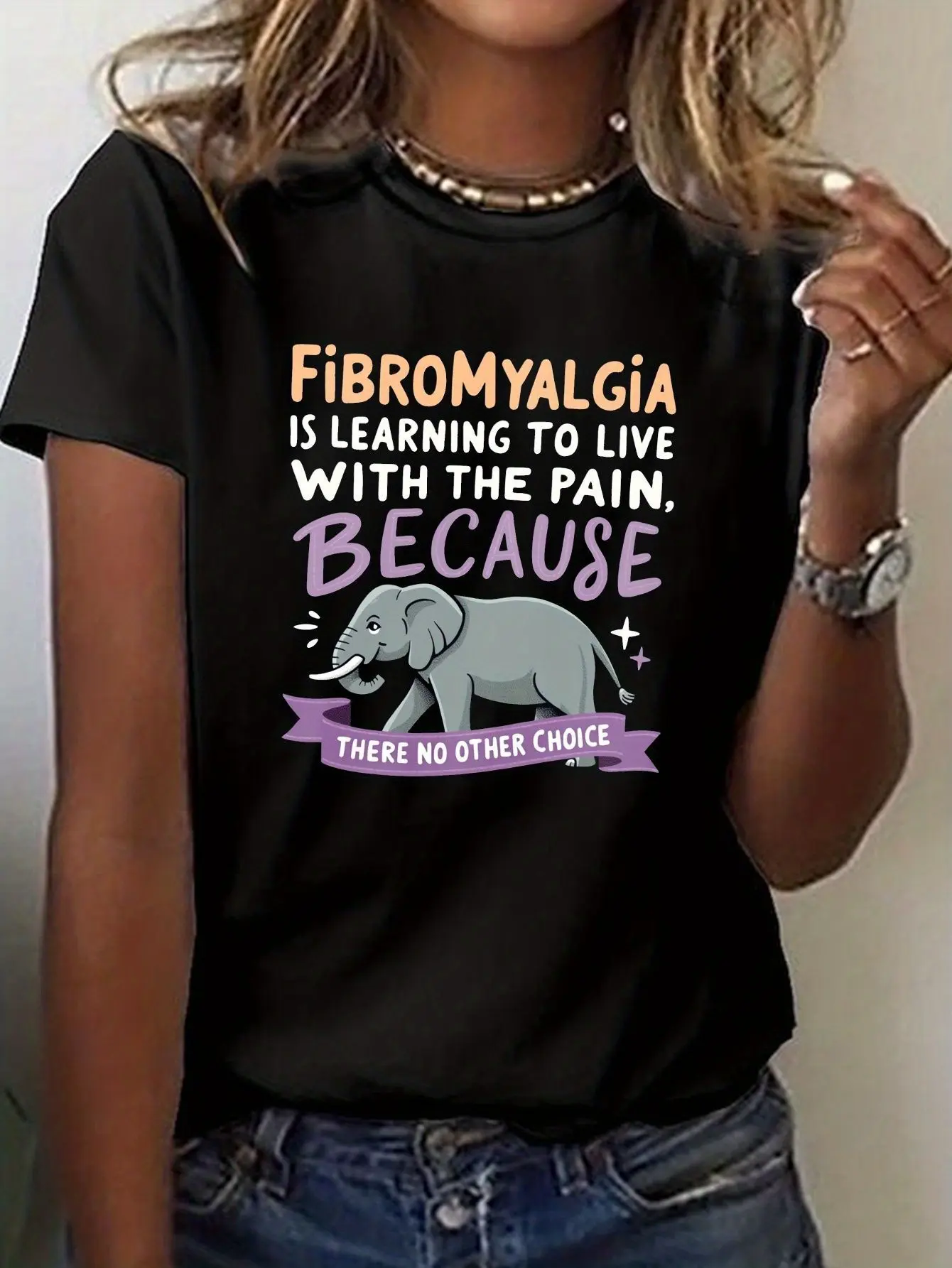 Men'S Graphic Tee for Fibromyalgia Awareness - Sof unisex soft cotton short sleeve t shirt, vintage graphic casual tee for men women teens, perfect birthday holiday gift for camping travel gym daily street  wear