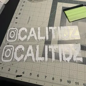 Custom Instagram Snapchat Tiktok Handle Decals for Car Windows Cups Tumblers Laptops High Quality Vinyl Decals Truck Sticker Easy Application