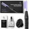 NuDerma High Frequency Hair & Scalp Wand Advanced Scalp Care System with Ultimate Hair & Scalp Serum for Fuller Healthier Hair by PURE DAILY CARE