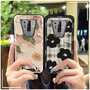 Graffiti Protective Phone Case For Blackview BV6900 Dirt-resistant Anti-knock Silicone Fashion Design Cartoon Full wrap Waterproof oil painting TPU Durable Anti-dust Soft case Cute