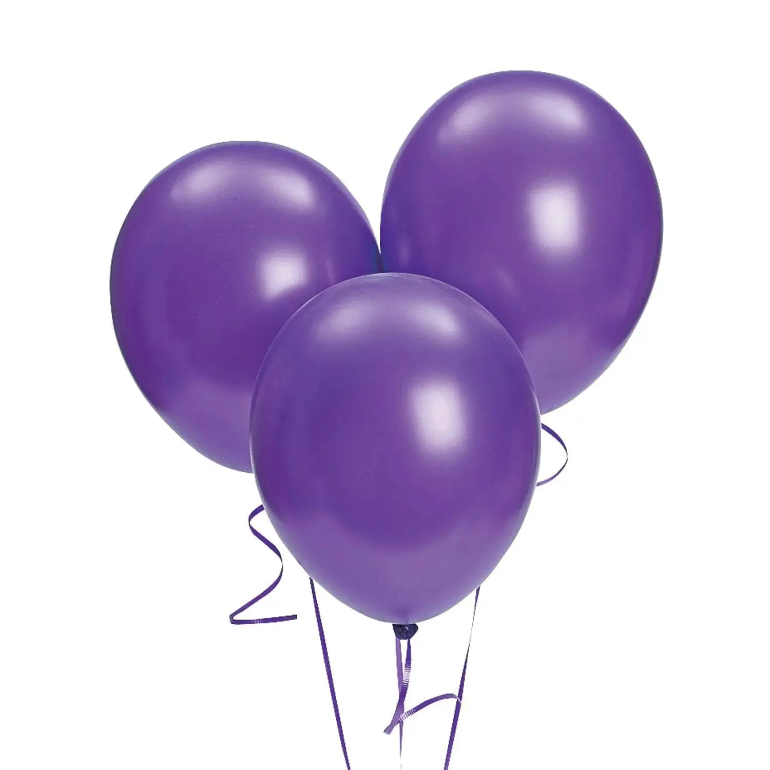Bulk  144 Pc. Purple Metallic 11" Latex Balloons