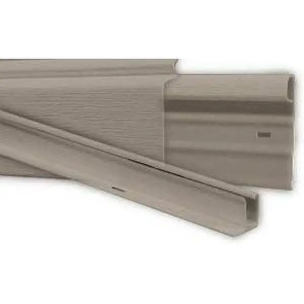 Mobile Home Vinyl Skirting Pebblestone (Clay) Upper & Lower Underpinning Track Trim Kit, 10 Pack (58 Feet Total)
