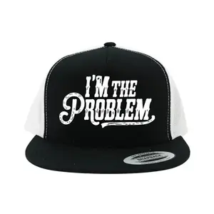 I'm The Problem Trucker Hat, Retro Style Snapback Hat, Unisex Baseball Cap, Perfect Gift for Boyfriend and Girlfriend