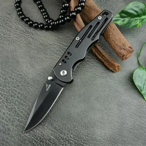 Gb 110 Folding Knife, 5cr13mov Blade, 420 Steel Handle, Mini Outdoor Edc Camping Hiking Survival Tool, Folding Pocket Knives, Camping Tools, Survival Gear, Emergency Tool