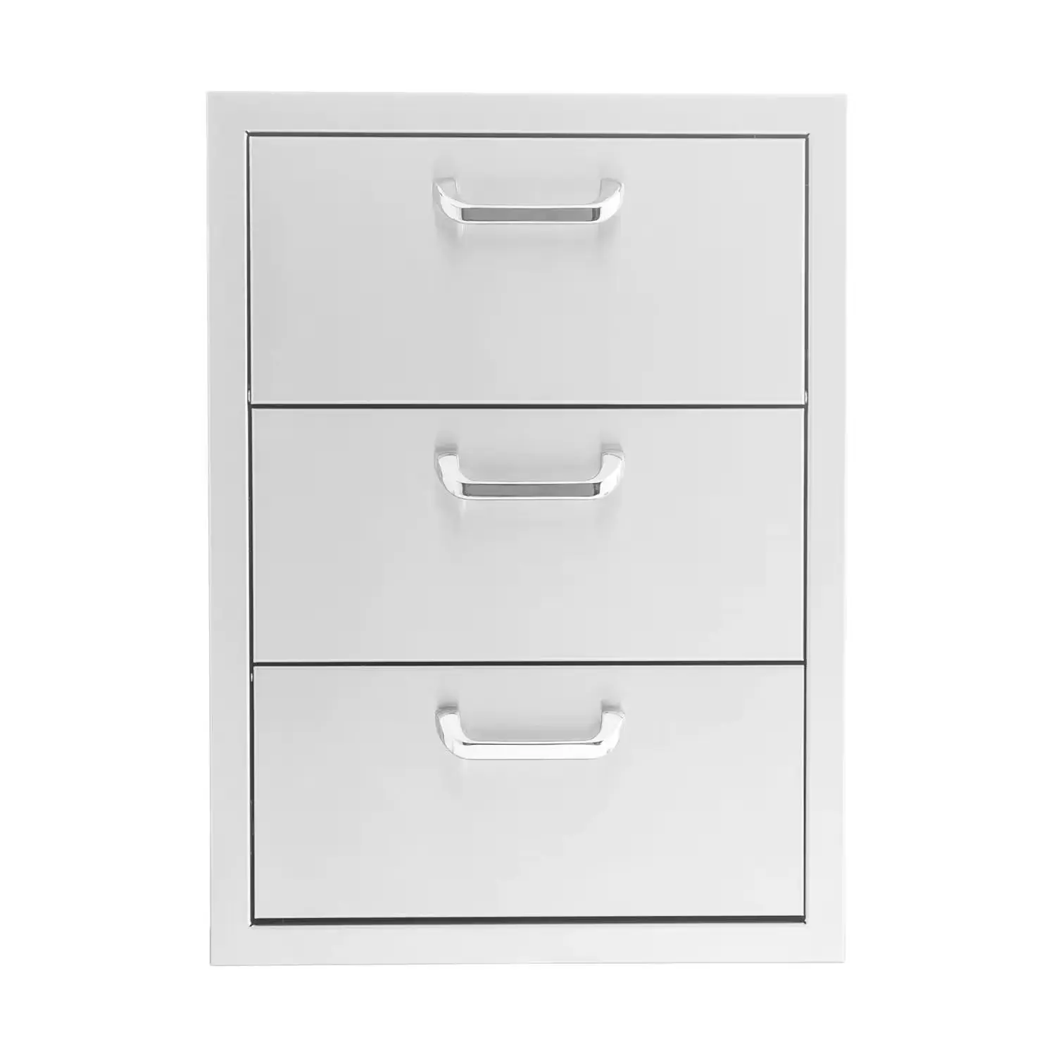 The Grill Guys 16-in Stainless Steel Double Access Drawer w/ Paper Towel Dispenser