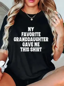Grandpa and Grandma Funny Shirt from Granddaughter T-Shirt