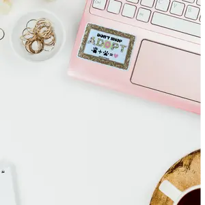 Don’t Shop, Adopt Sticker – Cute Animal Rescue Vinyl Decal (3” x 2”)