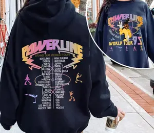 Two Sided Powerline Stand Out World Tour 95 Hoodie,  Trip Matching Shirt, retro 90s shirt
