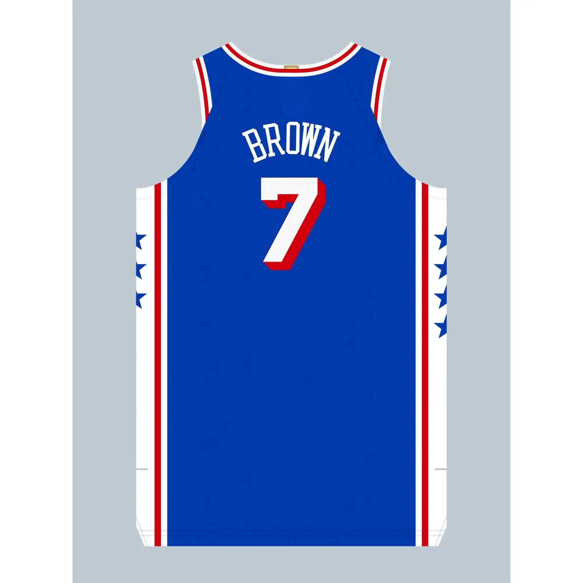 jaylen brown #7 Swingman Basketball Jersey 2026 full logo