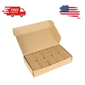 1000Pcs Price Tags, Brown Clothing Tag for Retail, Small Kraft Paper Tag