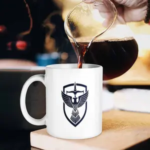 Bulk Custom Logo Mugs Promotional White Ceramic Cups for Events, Fundraisers, Corporate Gifts, Company Branding, Marketing