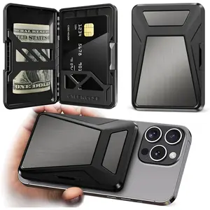 Wallet with RFID Blocking - for MagSafe Phone Wallet for Mens Women, Heavy Duty | Scratch-Resistant | Hold 7 Cards, Stronger  Card Holder for  17/16/15/14/13/12 Black
