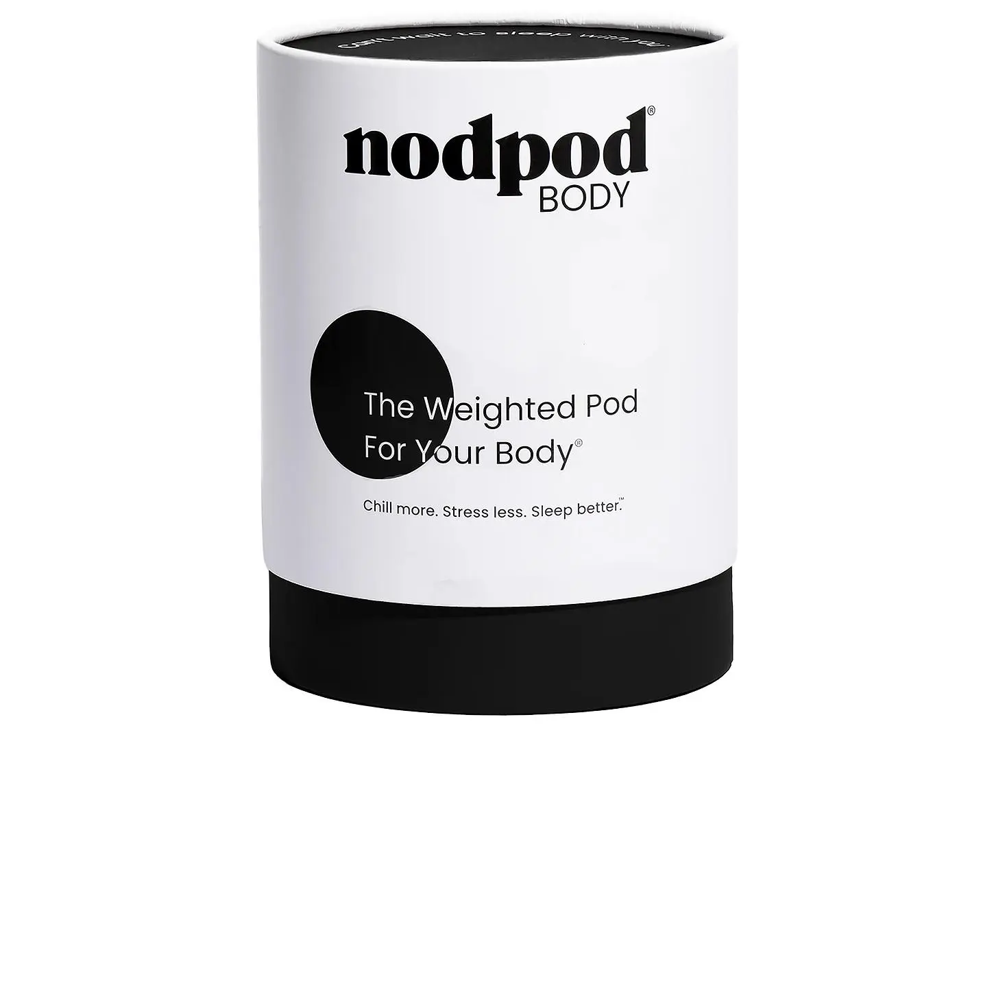Nodpod The Weighted Pod For Your Body in Black