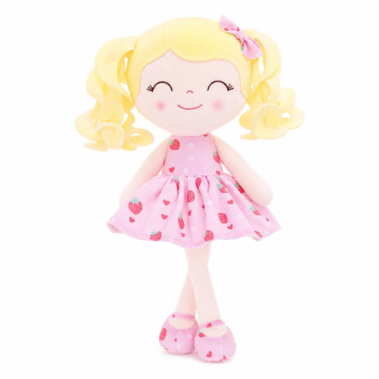 Gloveleya Premium Princess Doll, Soft Curly Hair Girl Plush Toy, Perfect Birthday & Holiday Gift for Toddlers 0-6 Years, Adorable 12-16 Inch Cuddle Stuffed Toy for Girls