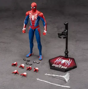 Marvel Spider Man Action Figure-7 Inch Deluxe Painting Exquisite Collection Model Gift