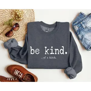 Sportswear, Satirical College Sportswear, Women's Round Neck, Round Neck