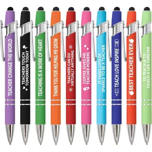 Teacher Appreciation Pens  to School Ballpoint Pen for Teachers Thank You Teacher  Favors for  School Classroom Supplies 10 count