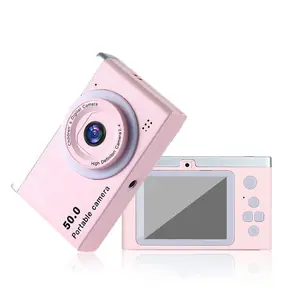 Waterproof 1080P HD Camcorder – 50MP Compact Digital Camera with 8X Zoom & 2.4-Inch IPS Screen, Portable for Travel & Outdoor Photography Black Compact Auto Focus Digital Camera