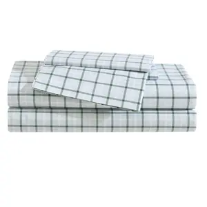 Eddie Bauer Classic Tattersall Plaid Twin SheetSet