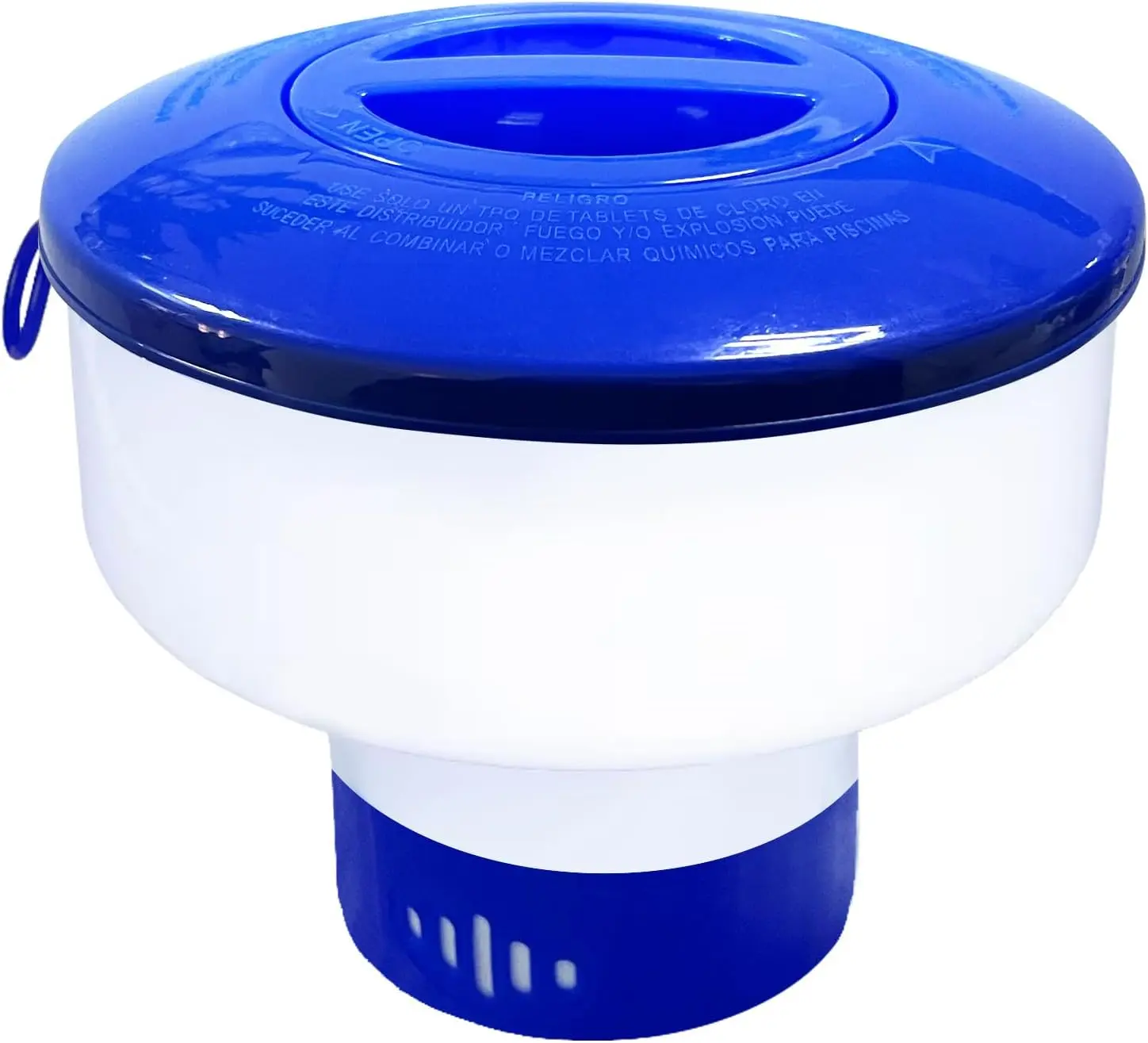 Pool  Dispenser  Floating Pool Chlorine Dispense Tablets Holder for Bromine up to 3 inches Adjustable Flow Vents Floater for Indoor & Outdoor Swimming  Pools