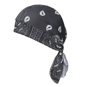New Western-Style Stretch Fabric Paisley Pirate Hat — Cycling & Sports Bandana / Head Wrap for Men and Women