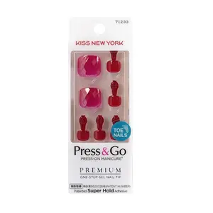KISS Press and Go Toe Nail