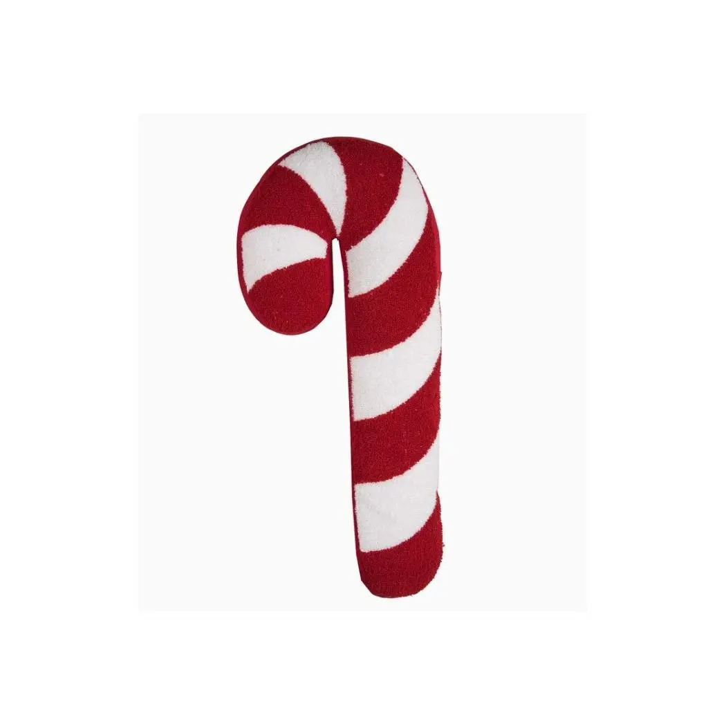 Christmas Candy Cane Shaped Throw Pillow