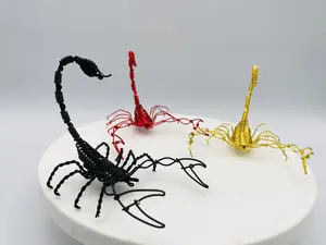 Scorpion wire sculpture
