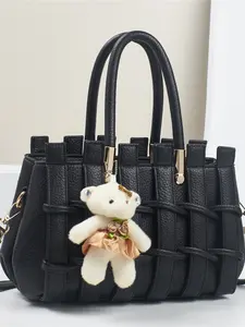 New Handmade Braided 3D Design Large Capacity Fashion Versatile Casual Crossbody Bag, Stylish Women's Shoulder Bag, Trendy Accessory