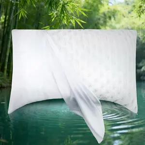Cooling Side Sleeper Pillow Case, Curved Breathable Pillowcase for Hot Sleeper, Silky Soft Cool Pillow Cover for Hair and , 1 Pack Zippered  20x30, White,  Valentinesday