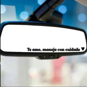 Te Amo Maneja Con Cuidado 5 Inch Decal Sticker Perfect for Any Surface Love Message Car Accessory