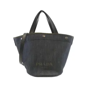 Pre-owned PRADA Denim Tote Bags 1BG244 CITY CALF Bag