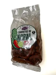 Muy Natural Nopal Churritos with Chili and Lime | Corn Snack Sticks | Spicy Lime Flavor 150G