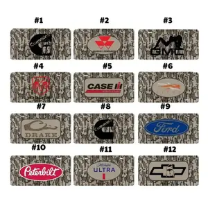 [ CAMO NATION ] Bottomland Camo Chrome License Plate - Multi-Brand Enthusiast 12x6 Aluminum Vanity Tag - Heavy Duty Truck & Farming Style Car Plate - Made in USA Easy Installation