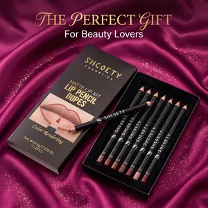 12-Color Matte Lip Liner Pencil Set, Smooth Color Silk Lipstick Pen, Durable Pigment Lip Makeup Cosmetics, Moisturize Makeup Products, Lip Stain, Lip Crayon, Lipliner, Moisturizing, Waterproof Lip Liner Set, Tinted, Moisture, Lip Liner Kit