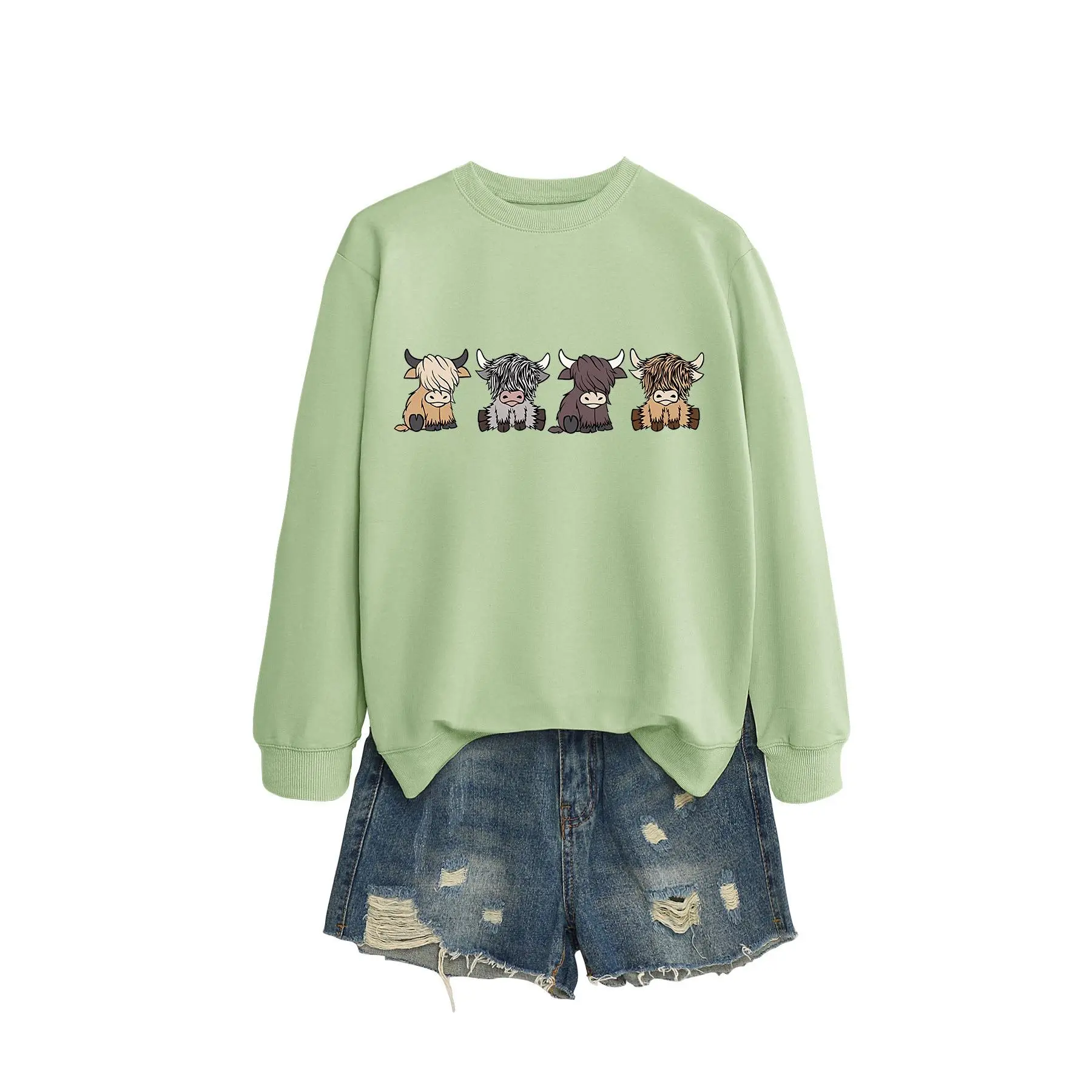 Olive green hoodie (color picture)